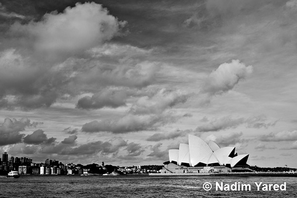 Sydney Opera, Black & White, Australia